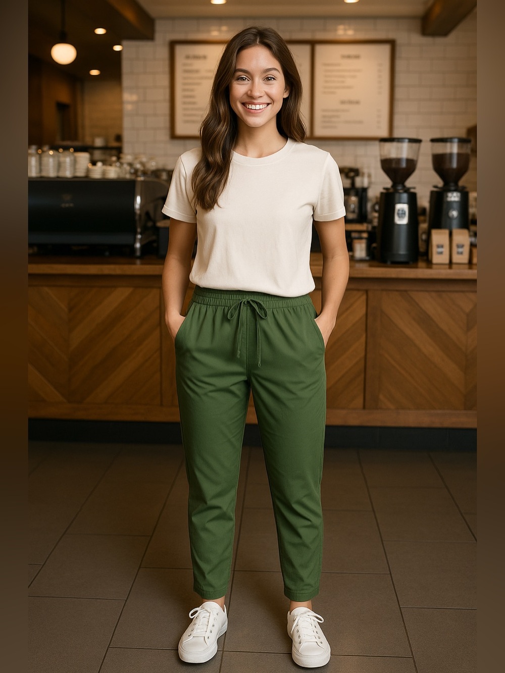 Zyia Olive Green Pants